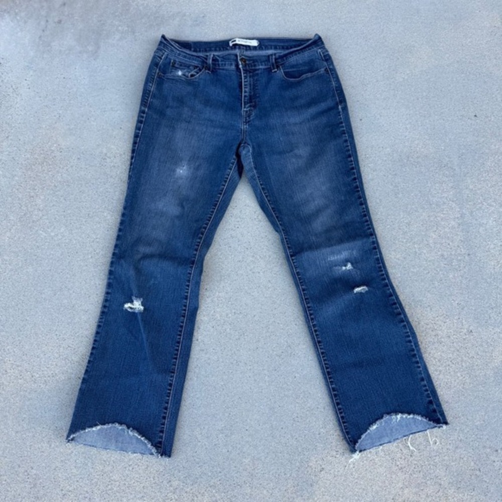 Levi's 505 Straight Leg Jeans Women‎ 31 Medium Wash Blue